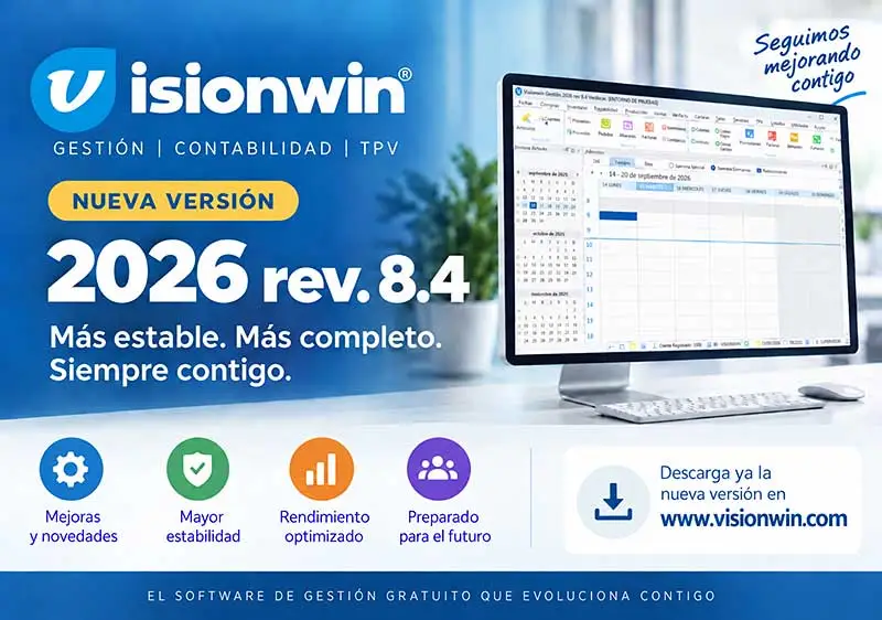Nueva versión 2026 rev. 8.4